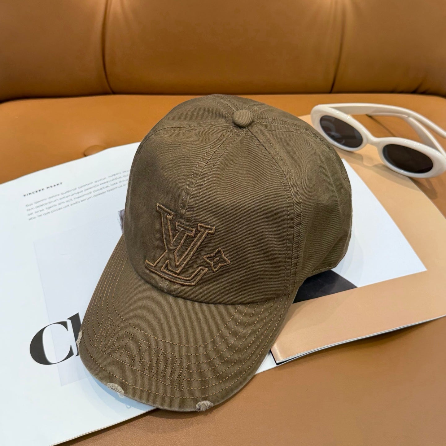 260311 New simple and bold embroidered baseball cap