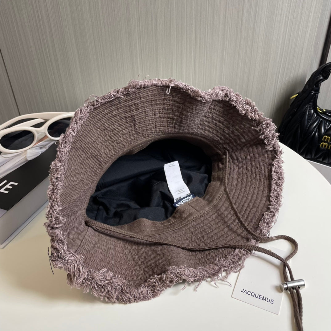 260311 New style hat with drawstring design - boater hat
