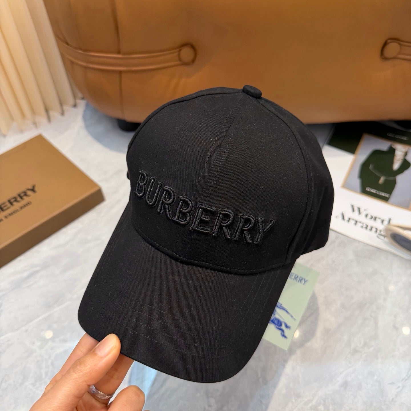 260311 New simple and bold embroidered baseball cap