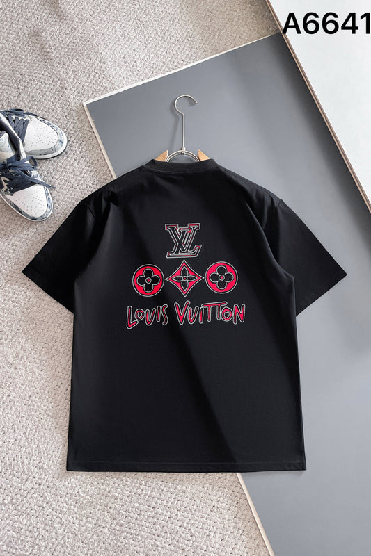 060311 New high-quality fabric embroidered T-shirt