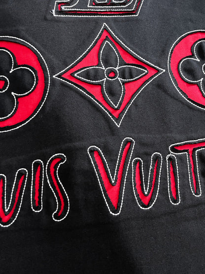 060311 New high-quality fabric embroidered T-shirt