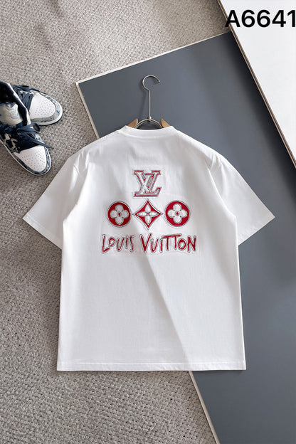 060311 New high-quality fabric embroidered T-shirt