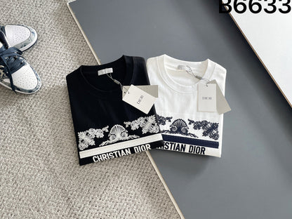 060311 New high-quality large-scale embroidered T-shirt