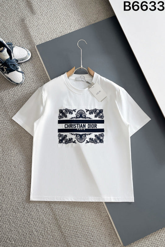 060311 New high-quality large-scale embroidered T-shirt