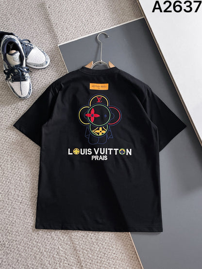 060311 New high-quality embroidered color-matched T-shirt