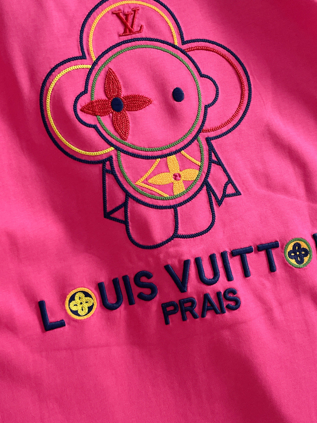 060311 New high-quality embroidered color-matched T-shirt