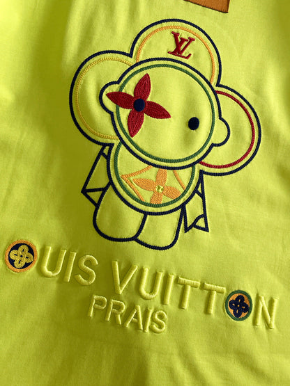 060311 New high-quality embroidered color-matched T-shirt