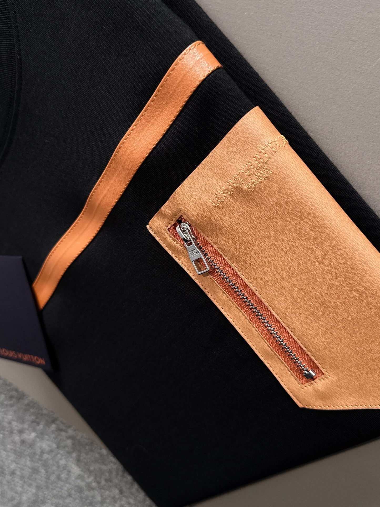 060311 New high-quality zipper pocket T-shirt