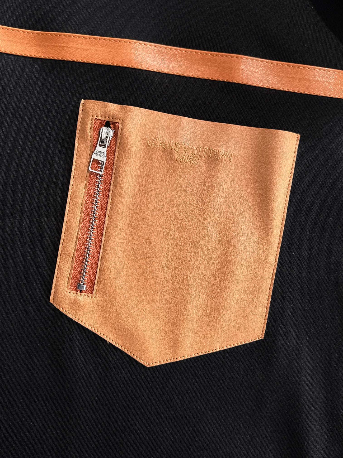 060311 New high-quality zipper pocket T-shirt