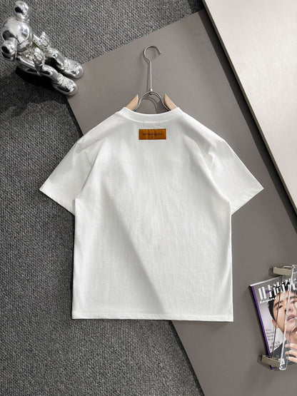 060311 New high-quality zipper pocket T-shirt