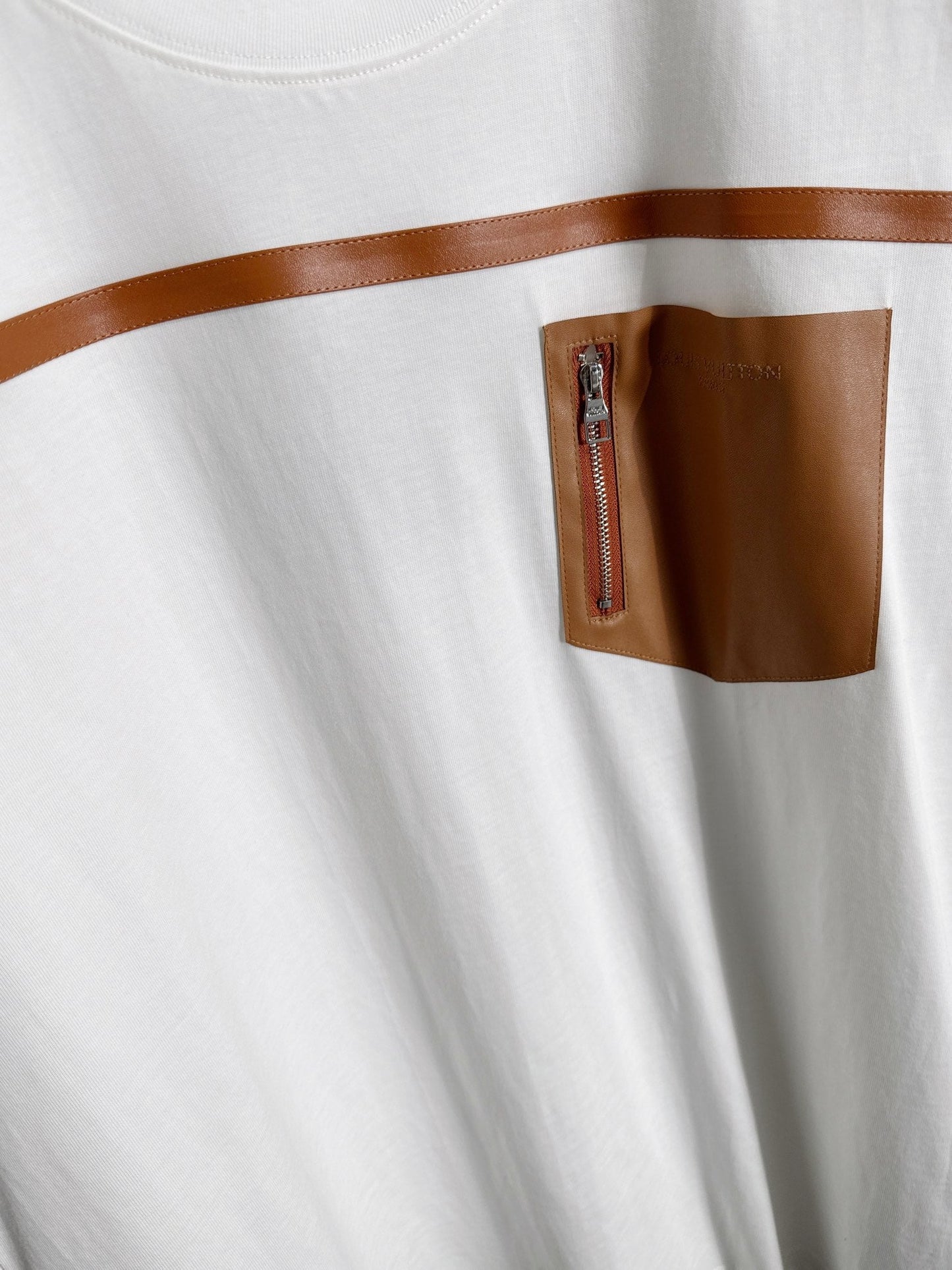 060311 New high-quality zipper pocket T-shirt
