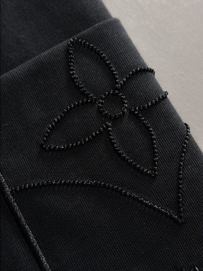 060311 New high-quality, minimalist pocket embroidered T-shirt