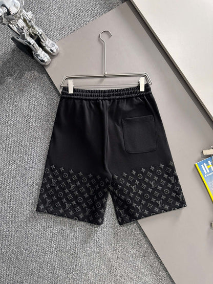 260311 New high-quality gradient screen-printed bubble-effect shorts