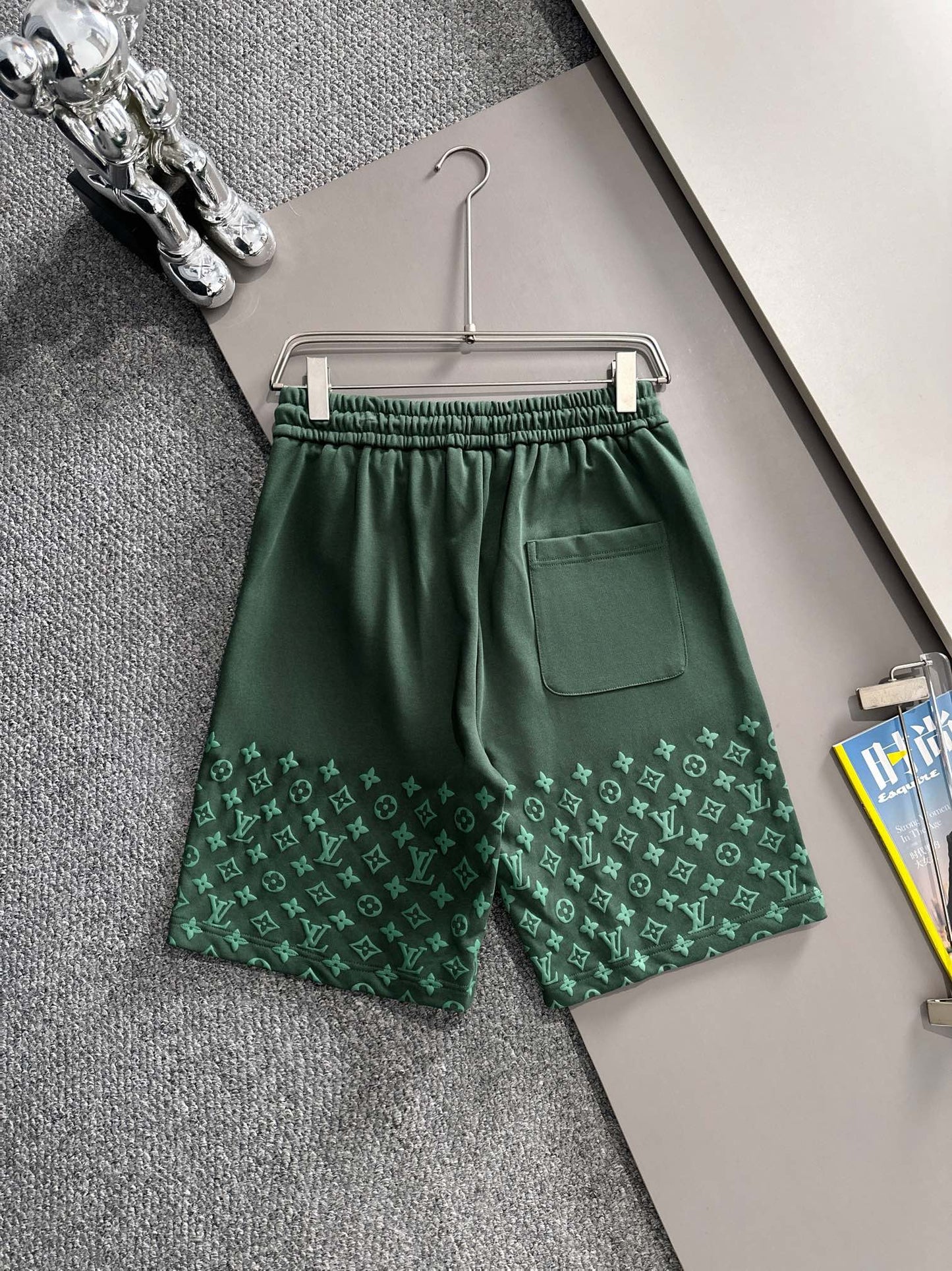 260311 New high-quality gradient screen-printed bubble-effect shorts