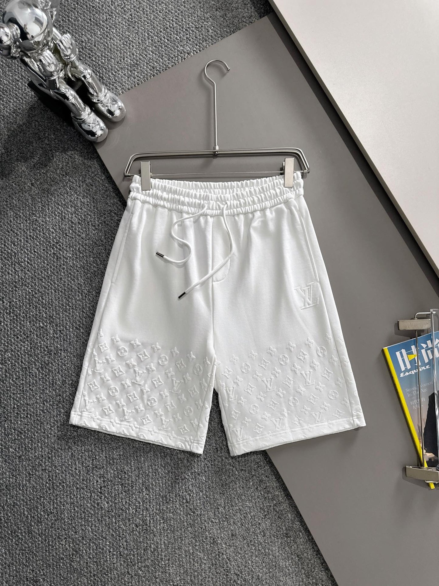260311 New high-quality gradient screen-printed bubble-effect shorts