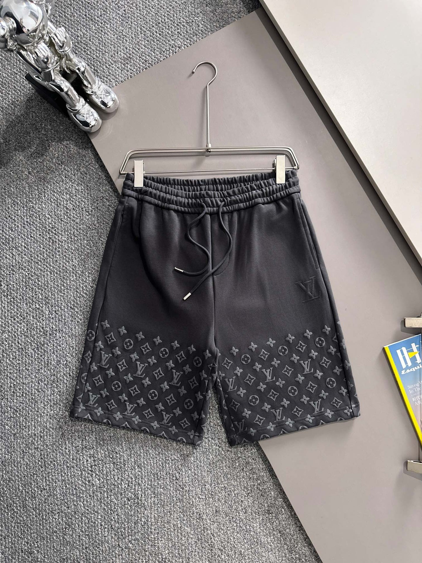 260311 New high-quality gradient screen-printed bubble-effect shorts