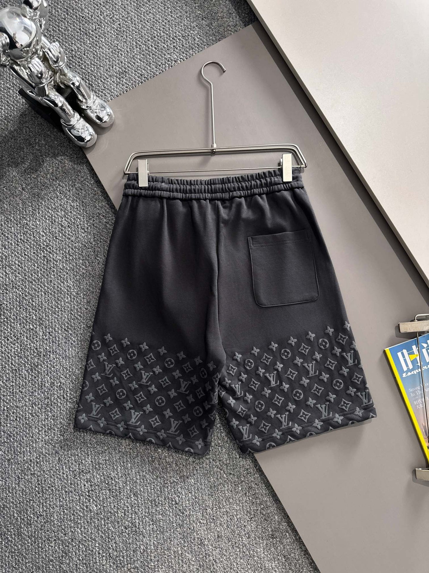 260311 New high-quality gradient screen-printed bubble-effect shorts