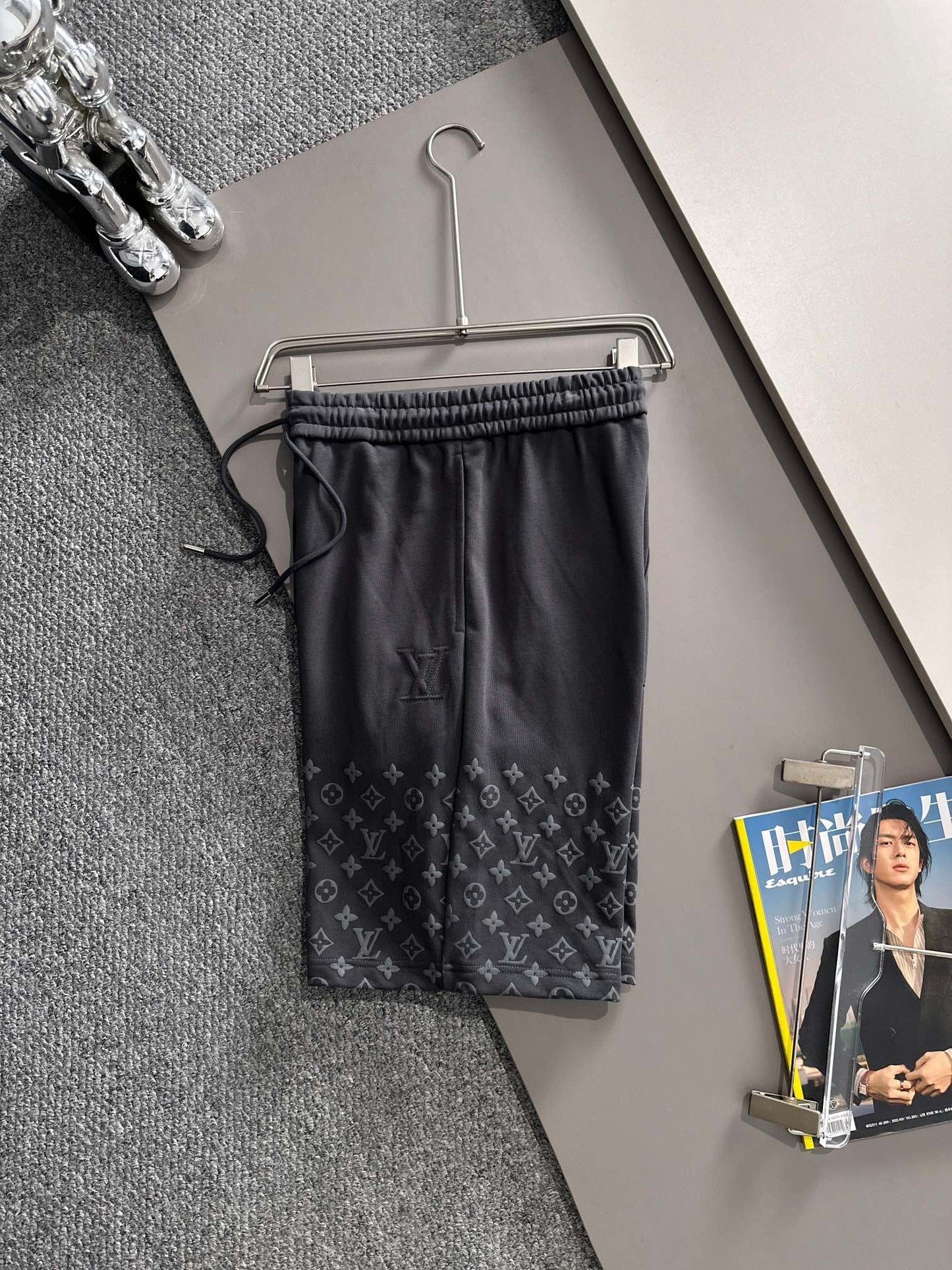 260311 New high-quality gradient screen-printed bubble-effect shorts