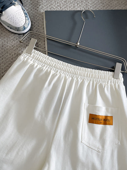 260311 New high-quality multi-color small icon embroidered shorts