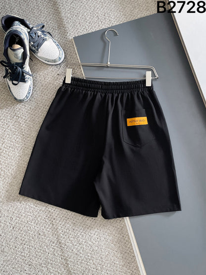 260311 New high-quality multi-color small icon embroidered shorts