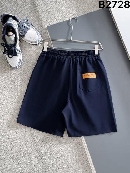 260311 New high-quality multi-color small icon embroidered shorts