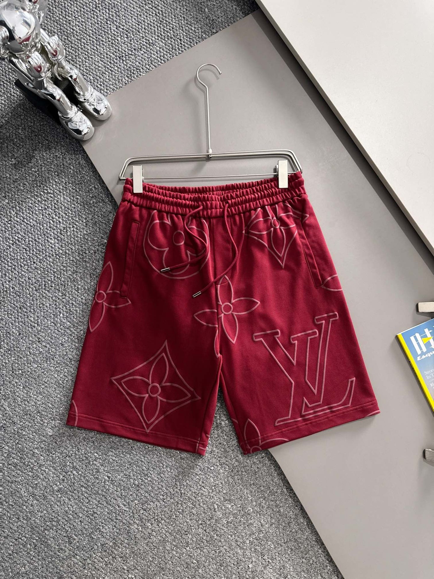 260311 New high-quality large-icon bubble-processed short pants
