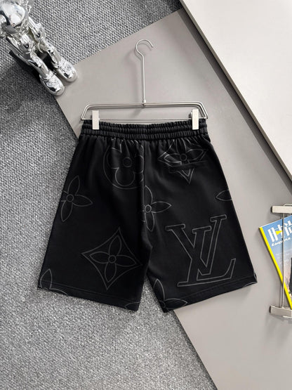 260311 New high-quality large-icon bubble-processed short pants
