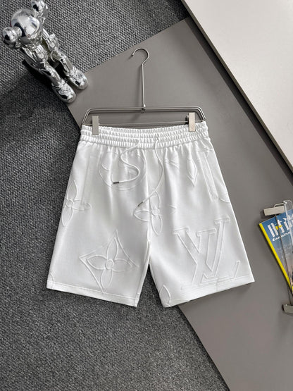 260311 New high-quality large-icon bubble-processed short pants