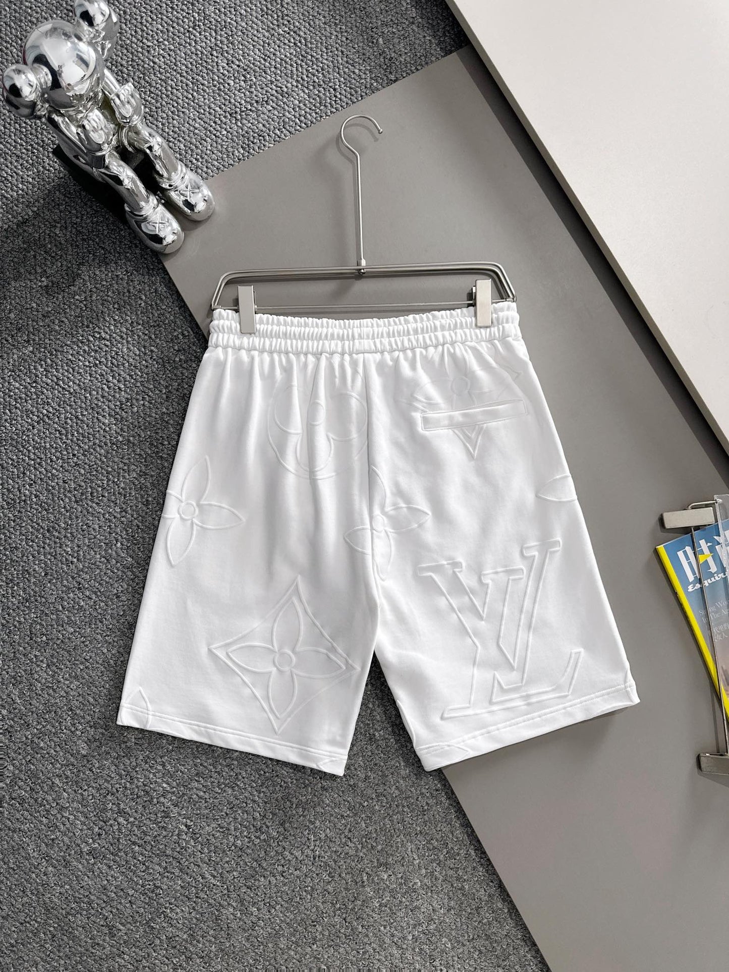 260311 New high-quality large-icon bubble-processed short pants