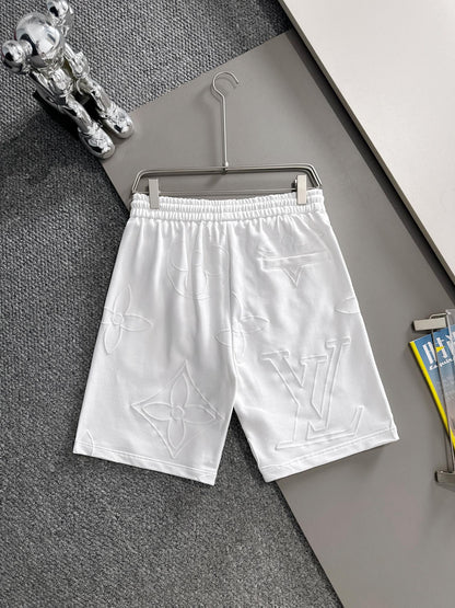 260311 New high-quality large-icon bubble-processed short pants