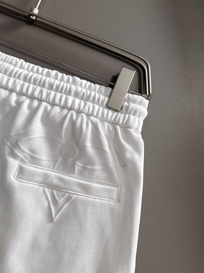 260311 New high-quality large-icon bubble-processed short pants