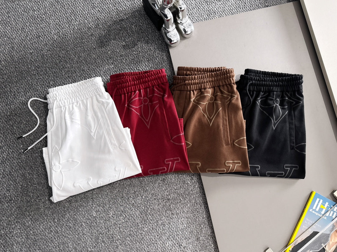 260311 New high-quality large-icon bubble-processed short pants