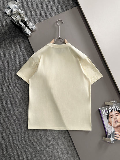 060311 New high-quality sleeve patch pocket T-shirt