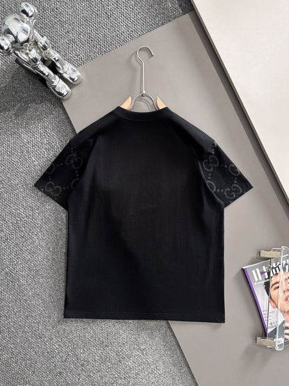 060311 New high-quality sleeve patch pocket T-shirt