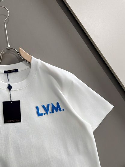 060311 New high-quality printed T-shirt with fabric design