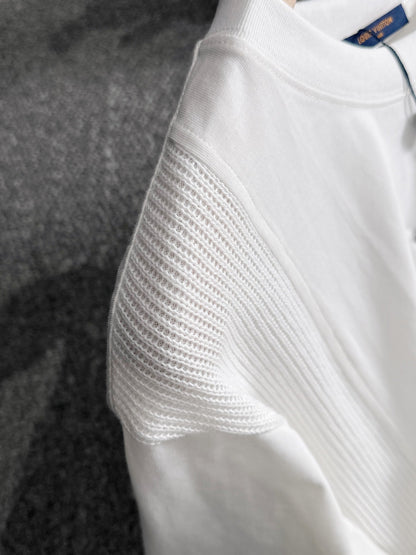 060311 New high-quality printed T-shirt with fabric design