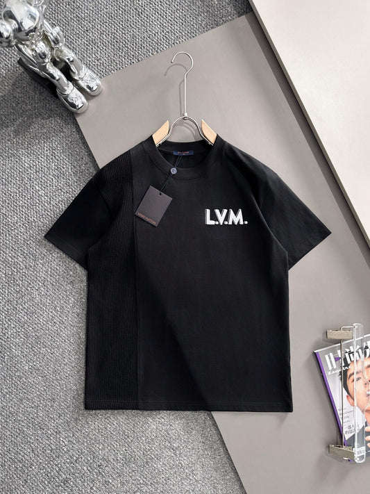 060311 New high-quality printed T-shirt with fabric design