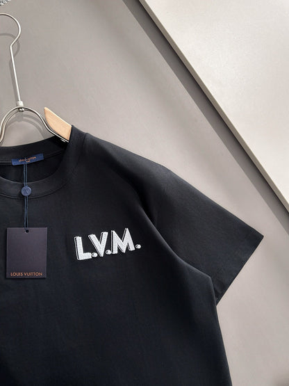 060311 New high-quality printed T-shirt with fabric design