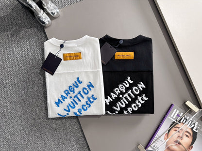 060311 New high-quality printed T-shirt with fabric design