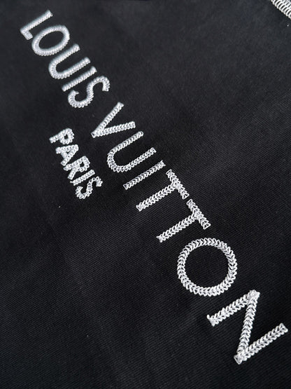 060311 New high-quality color-matched stitching simple T-shirt