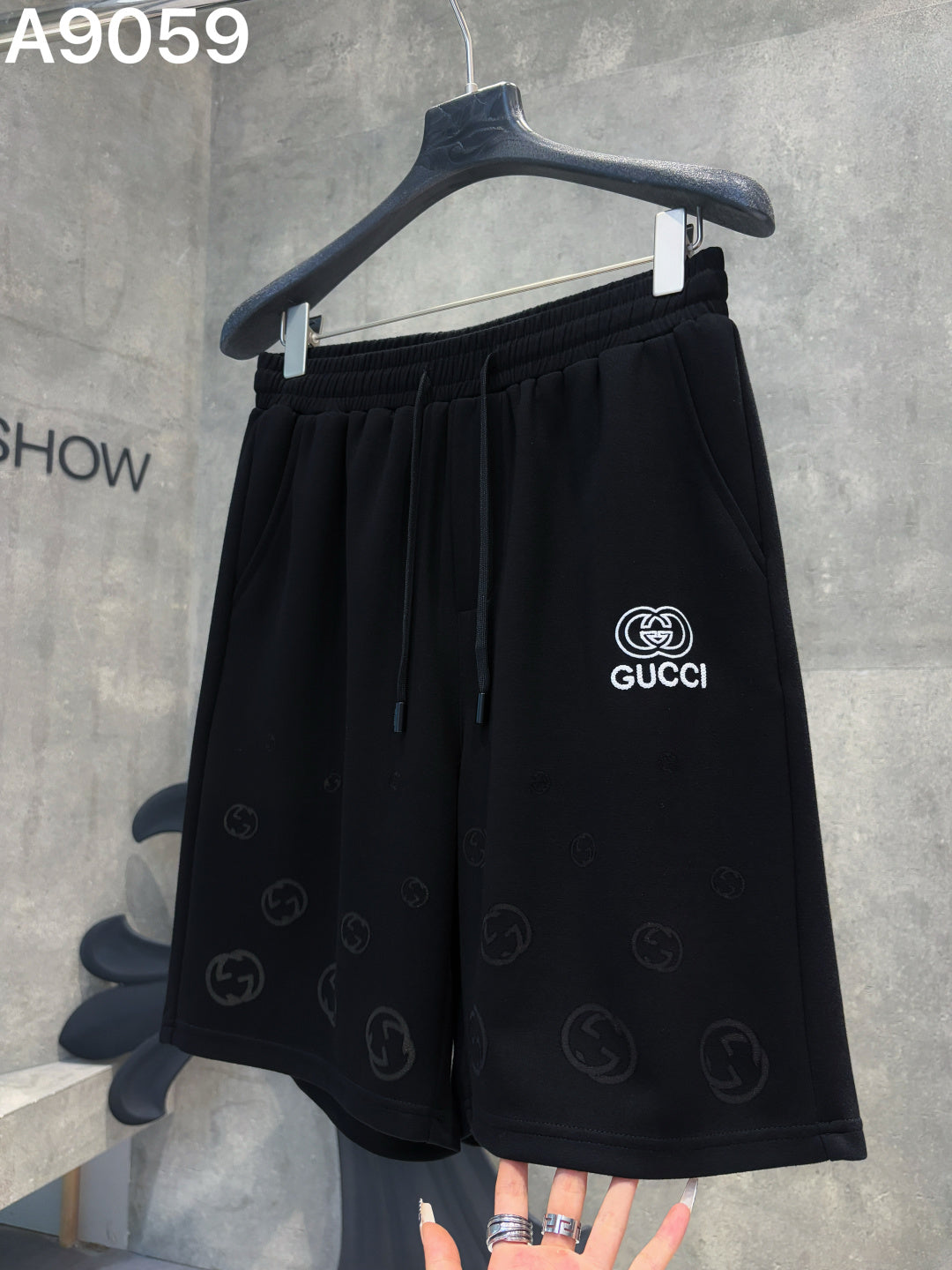 260311 New high-quality textured gradient knitted short pants