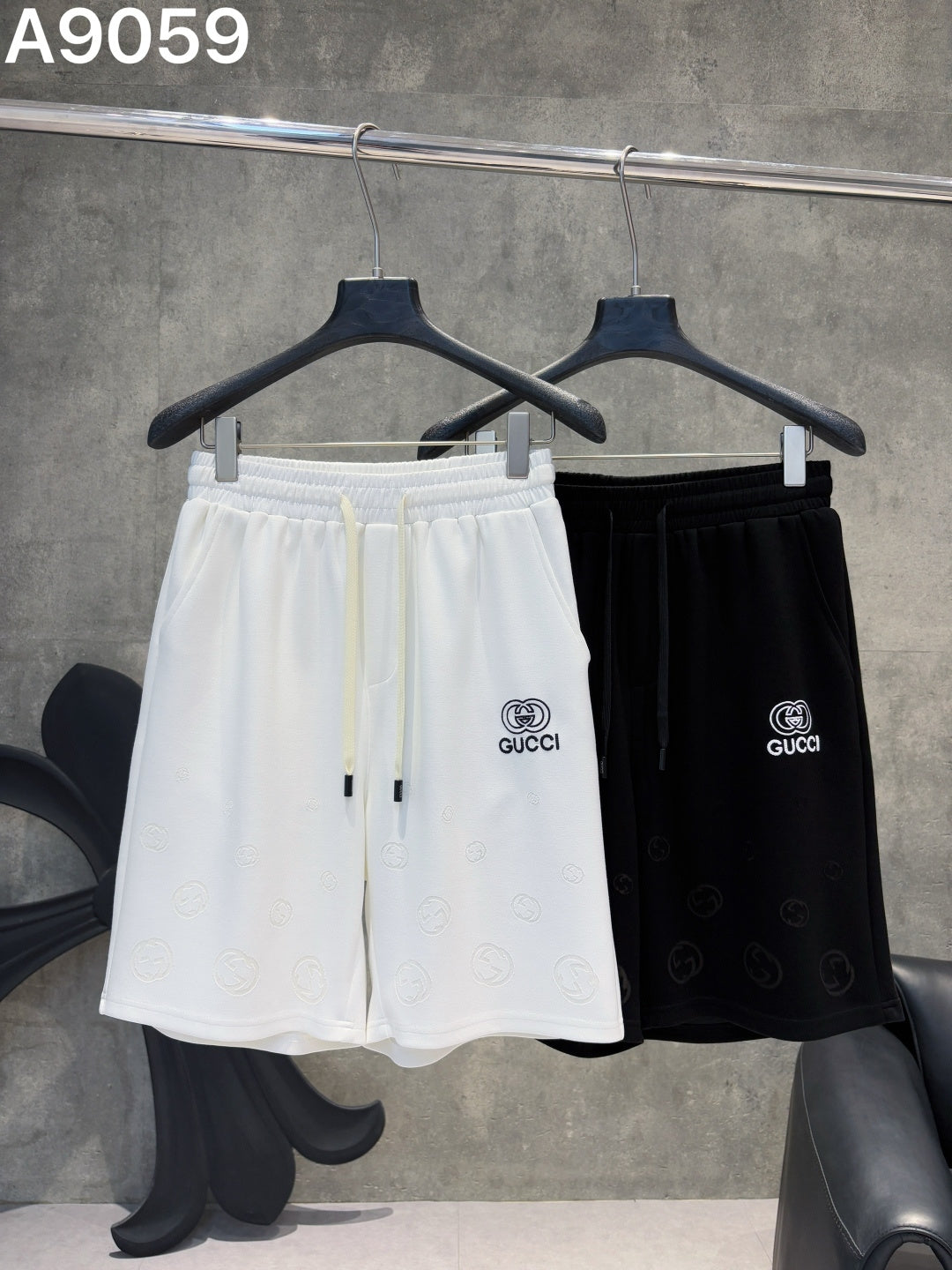 260311 New high-quality textured gradient knitted short pants