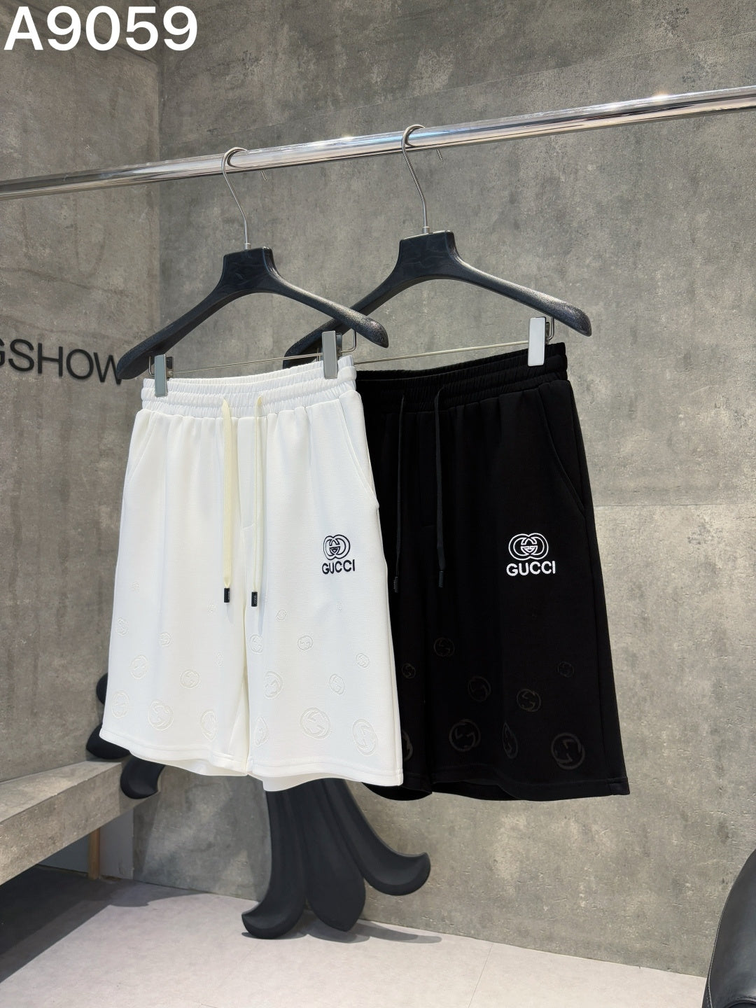 260311 New high-quality textured gradient knitted short pants