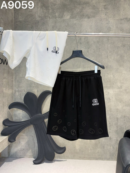 260311 New high-quality textured gradient knitted short pants