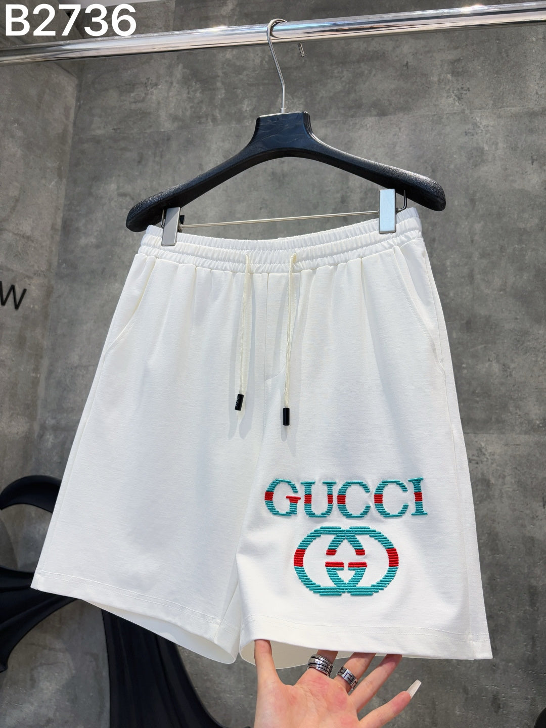 260311 New high-quality special embroidery knitted shorts