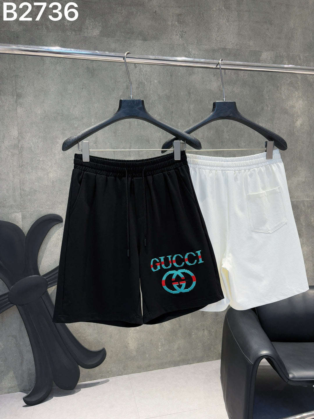260311 New high-quality special embroidery knitted shorts