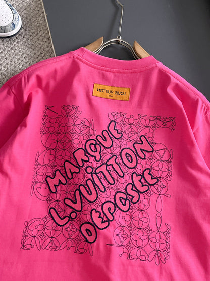 060311 New high-quality multi-technique stitched T-shirt