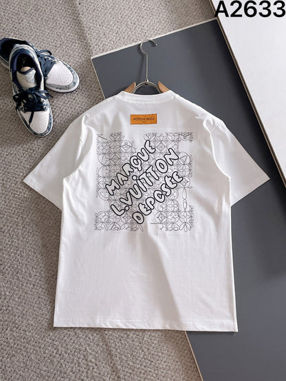 060311 New high-quality multi-technique stitched T-shirt