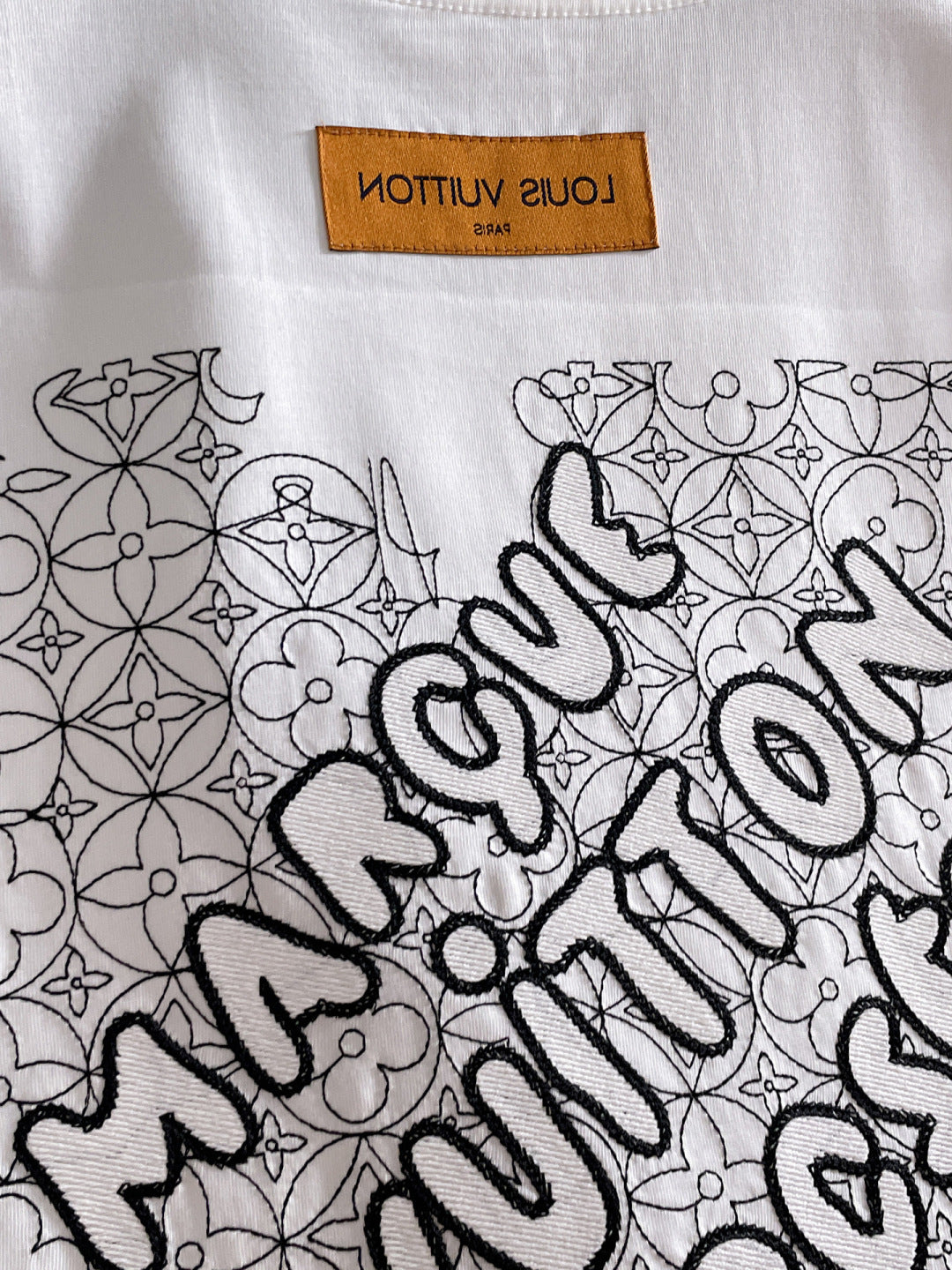 060311 New high-quality multi-technique stitched T-shirt