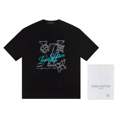 060311 New high-quality simple printed T-shirt